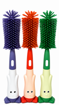 LuxeClean Wand™ – 3-in-1 Bottle, Straw & Lid Cleaning Brush